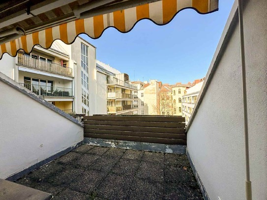 2-Zimmer Altbauwohnung mit Terrasse