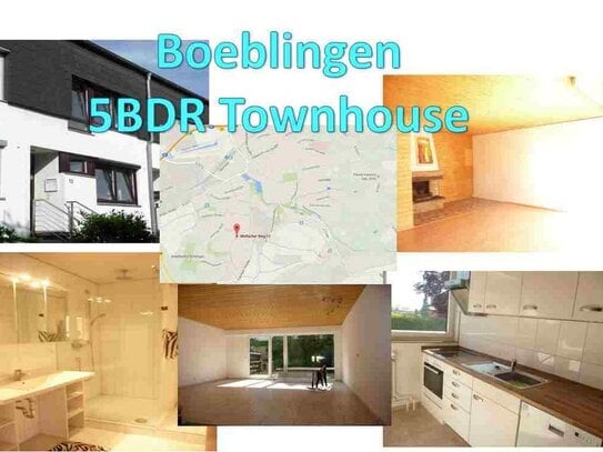 Townhouse in Boeblingen(5Bedrm) for Rent( No realtorfee)