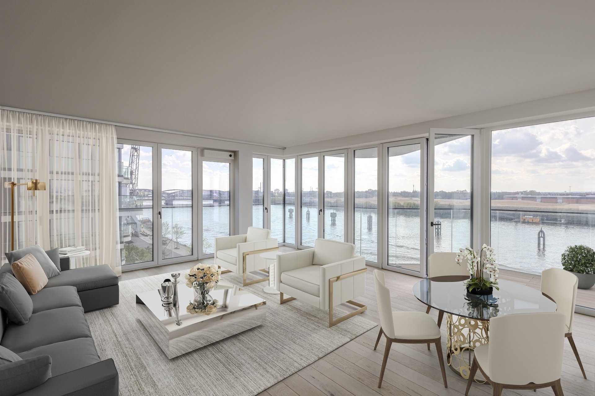 Atemberaubender Wasserblick – Familienfreundliche 4-Zimmer-Wohnung in der HafenCity