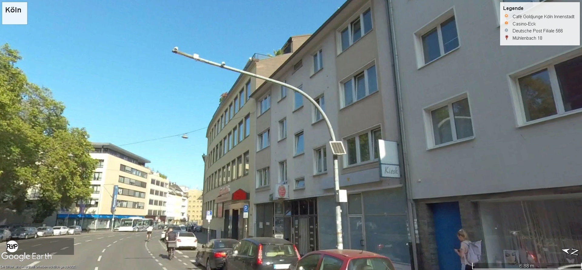 ++TOP LAGE++3 ZIMMER-WOHNUNG MIT BALKON - KÖLN-ZENTRUM RHEINPROMENADE VOR DER TÜR++