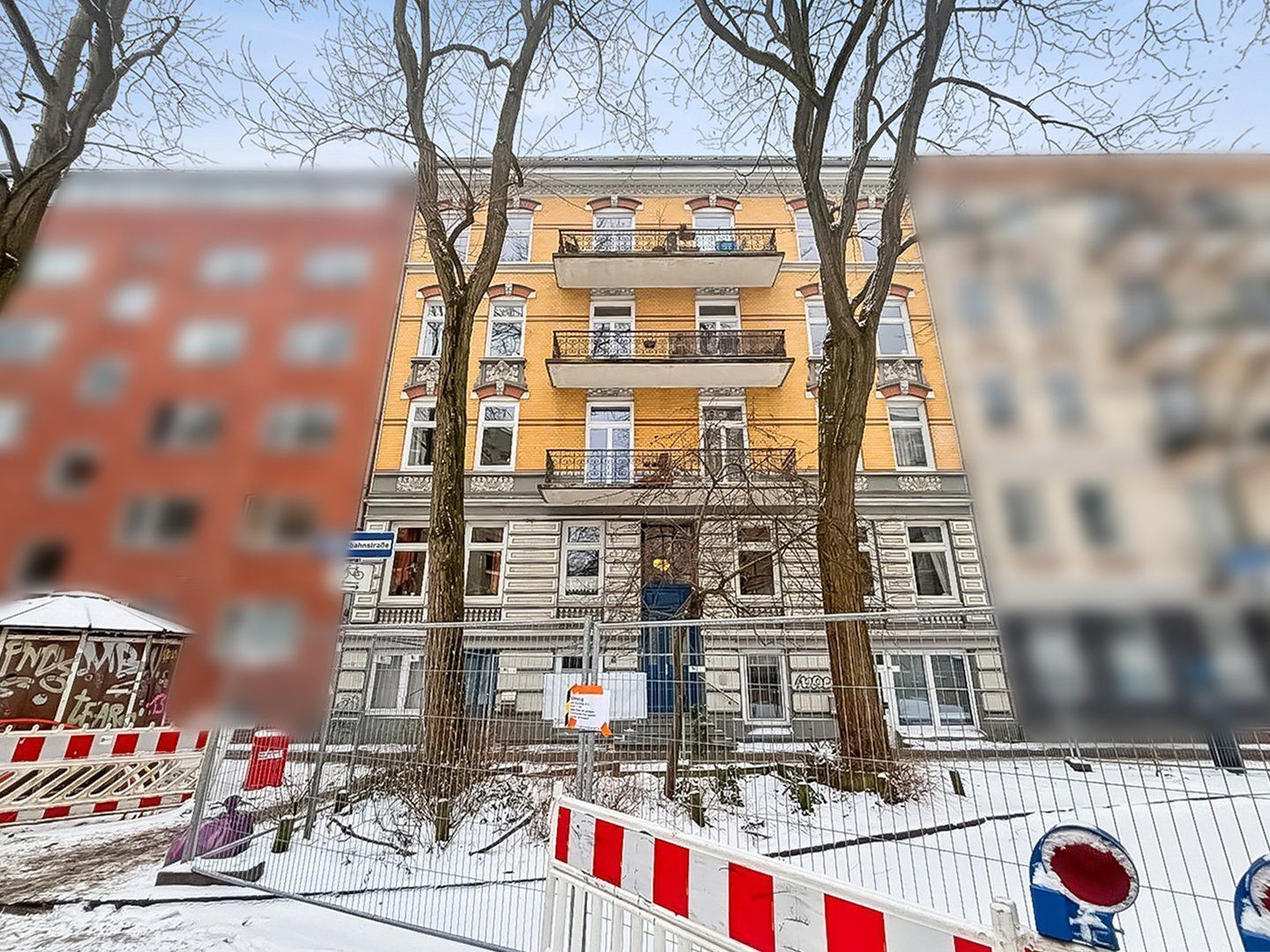 Denkmalgeschützt: Vermietete 4-Zimmer-Wohnung - Altbauperle mit Garten in Hamburg-Eimsbüttel