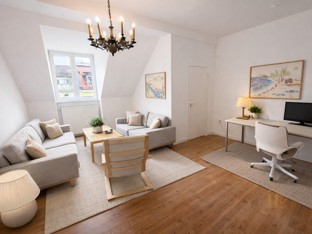 Möbliert & sofort bezugsbereit - 2-Zimmer-Wohnung in bester Lage Münchens