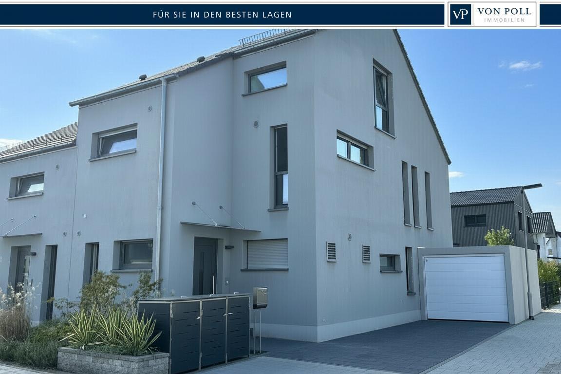                                                               Top moderne Doppelhaush&auml;lfte im Neubaugebiet zur Vermietung!                                                       in Einhausen (Bergstraße)