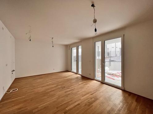 Neuer Preis!!! Erstbezug mit Terrasse! Moderne, toll aufgeteilte 2 Zimmer Wohnung im EG für nur 299.000! Top 1 /B