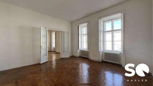 # SQ - EINZIGARTIGE SANIERUNGSBEDÜRFTIGE ALTBAUWOHNUNG AM HEUMARKT IN 1030 WIEN -