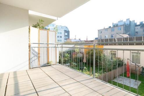 Moderne Wohnidylle in 1210 Wien - 2 Zimmer Wohnung mit Balkon, Fußbodenheizung mit Pellets und Solaranlage!