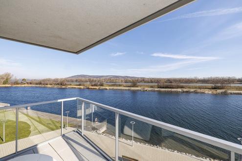 URLAUB ZU HAUSE mit echtem Privatstrand - WOHNEN IM GRÜNEN AM WASSER - 1190 Wien