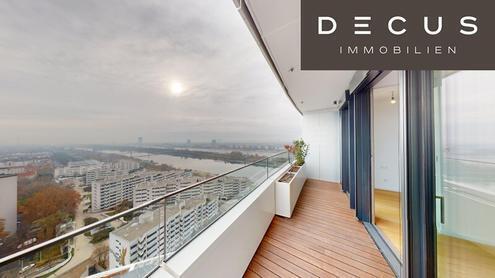 | DANUBEFLATS | ATEMBERAUBENDER BLICK AUS DEM 19.STOCK | 10M² BALKON | U1 VOR DER TÜRE | AB SOFORT |