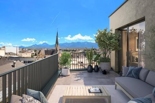 Penthouse mit Weitblick im Herzen von Villach