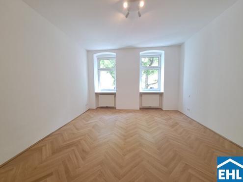 Küche geschenkt: 5 Zimmer-Altbauwohnung mit Balkon-Option im beliebten Stuwerviertel!