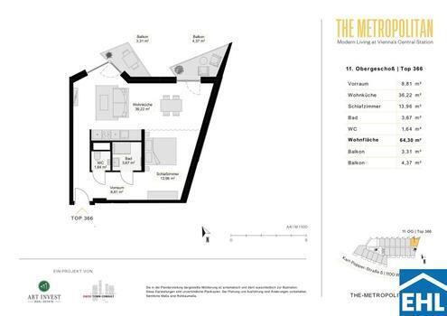 THE METROPOLITAN - Modern Living im belebten Sonnwendviertel!