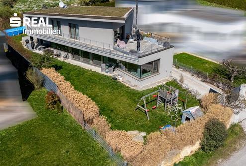 Modernes Architektenhaus mit Fernblick bis zum Neusiedlersee
