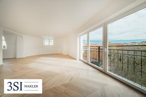 Luxus-Dachgeschoss-Wohnung in exklusiver Lage - 172 m² mit Dachterrasse und Panoramablick über Wien