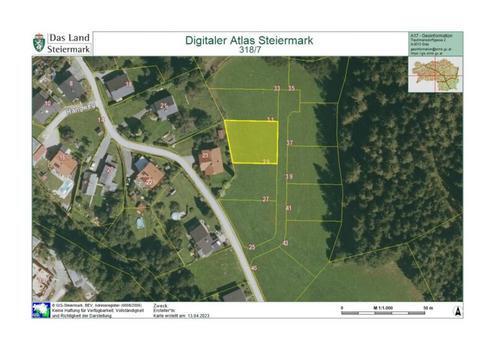 Baugrund mit 745 m² nahe Knittelfeld