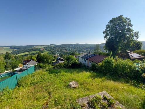 BAUGRUND IN EICHGRABEN MIT TRAUMHAFTEM AUSBLICK