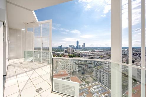 JETZT wird´s leywand. Das Wohnhochhaus am Nordbahnviertel - Rooftop mit Kaminanschluss (Top 195)