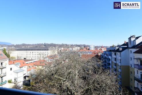 IM HERZEN VON GRAZ: Stylishe 2-Zimmer-Wohnung mit Panoramablick auf den Schlossberg - Toplage in Geidorf! Gleich anrufe…