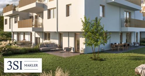 Neubau 3-Zimmer Wohnung mit riesigem Garten sowie Terrasse bei Stammersdorf