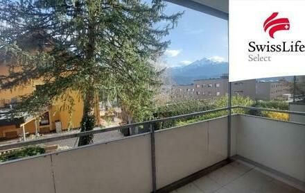 Moderne 2-Zimmer-Wohnung mit Balkon und Stadtblick in zentraler Lage von Innsbruck / Hötting