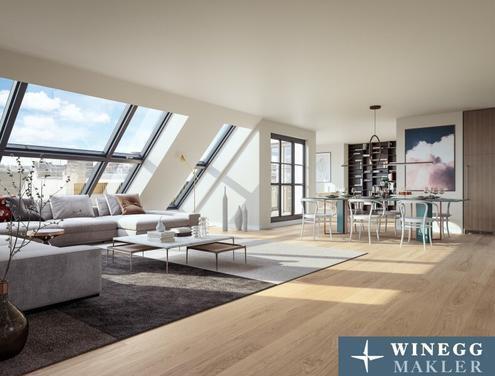 PROVISIONSFREI! DACHTRAUM mit WIENBLICK! Penthouse auf einer Ebene mit grandioser Dachterrasse