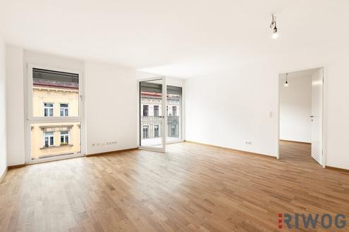 ERSTBEZUG | 2-Zimmer Neubau mit Balkon | Fernwärme | TG-Stellplatz optional | Nachhaltiges Wohnbauprojekt