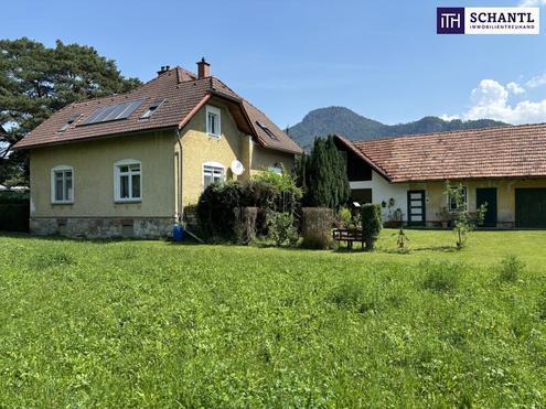 ++IDYLLISCHES HERRENHAUS in absoluter RUHE- und GRÜNER SIEDLUNGSLAGE++ FANTASTISCHE BAUGRUNDSTÜCK mit BD WA 0,2 - 0,8++