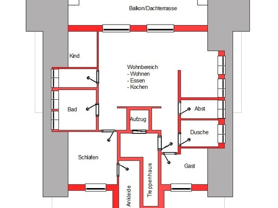 ***Großzügige Dachgeschosswohnung in Papenburg-Untenende***