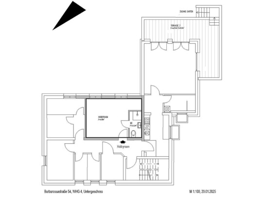 Hobbyraum für 4-Monate in Bergen-Enkheim in einem kernsanierten Vier-Familienhaus