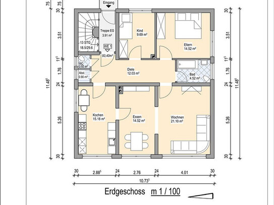 4-Zimmer Wohnung in zentraler Lage von Bendorf