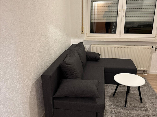 Gemütliche 1,5-Zimmer-Wohnung möbliert mit Terrasse und Garten in Bad Rappenau-Fürfeld