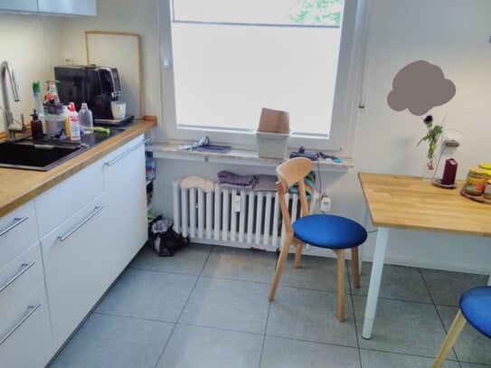 Große 4 Raum Wohnung mit Terrasse, Garten, Hobbyraum und Garage