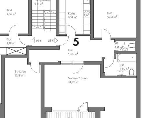 3-ZIMMER-WOHNUNG IN RUHIGER LAGE