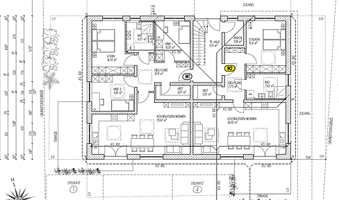 Erstbezug: Schöne 3-Zimmerwohnung mit Einbauküche in Cham - KFW40 Standard - (W4)