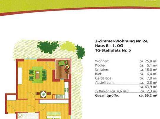 Seniorenresidenz - Wohnen im Tiroler Hof! Alters- und behindertengerechte 2-Zi.-Wohnung in Neumarkt