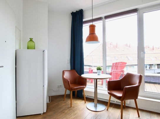 Schöner Ausblick – Zentralapartment mit 2 Balkonen – zeitwohnen.de