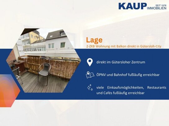 2 ZKBB Wohnung direkt am Berliner Platz in Gütersloh