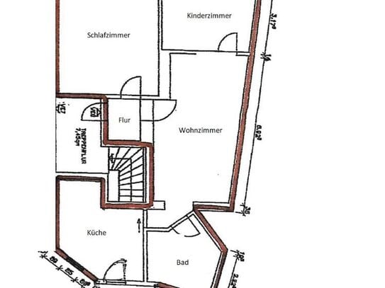 3-Raum Wohnung mit Dachterrasse