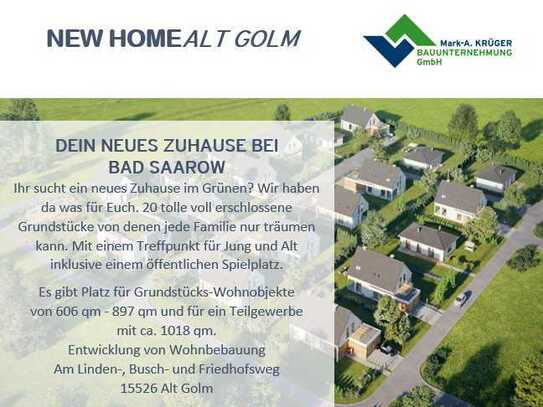 New Home Alt Golm - provisions- & bauträgerfreie Grundstücke vom Eigentümer