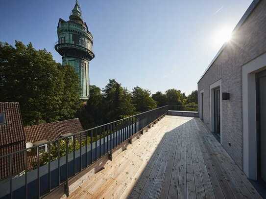 Einmalige 5 Zimmer Maisonettewohnung mit großer Dachterrasse - Provisionsfrei vom Bauträger