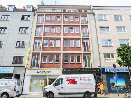 Erstbezug nach Renovierung: 3-Zi-Wohnung auf 117m² inkl. Tageslichtbad und Balkon