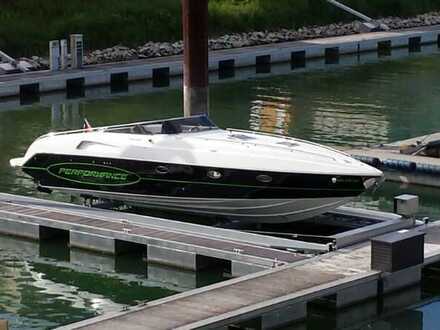 Exklusive Gelegenheit | Liegeplatz (14m x 5,50m) mit Sportboot & Hebeanlage im Yachthafen von Speyer