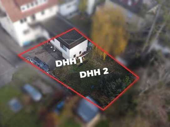 **Baugrundstück für eine projektierte Doppelhaushälfte in Tübingen**