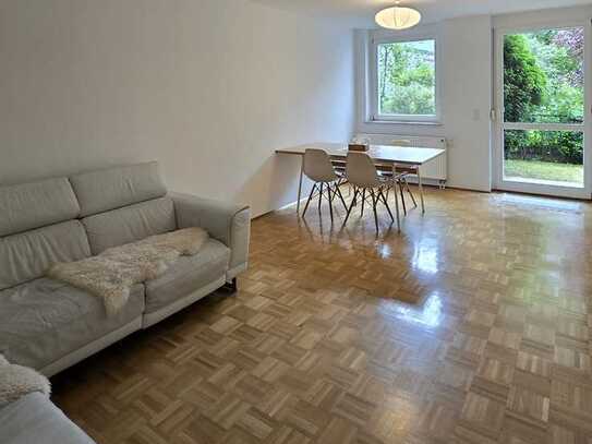 2-Zimmer-Wohnung mit Terrasse am Riemer Park, mbl, neue EBK, TG-Stpl, Aufzug, Messestadt München