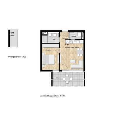 2-Zimmer Neubauwohnung mit Balkon