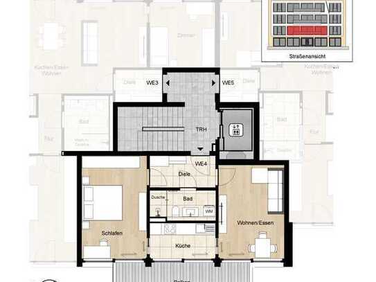 2-Zimmer-Neubauwohnung im 1. OG (WE 4)