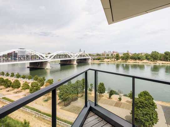 Hochwertige 2-Zimmer Neubauwohnung mit Blick auf den Rhein im 6.OG