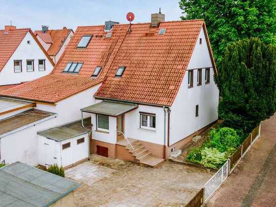 Umfassend sanierte Doppelhaushälfte zentrumsnah in Naumburg - Mit Garage, Keller, modernem Bad