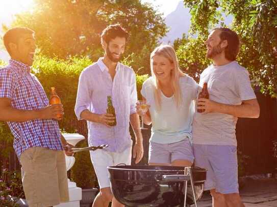 Grillen mit Freunden auf Ihrer Sonnenterrasse!