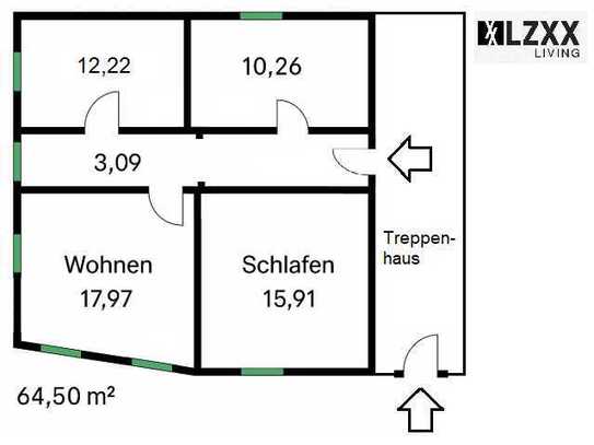 2-Zimmer-Wohnung in Montabaur Innenstadt (EG)