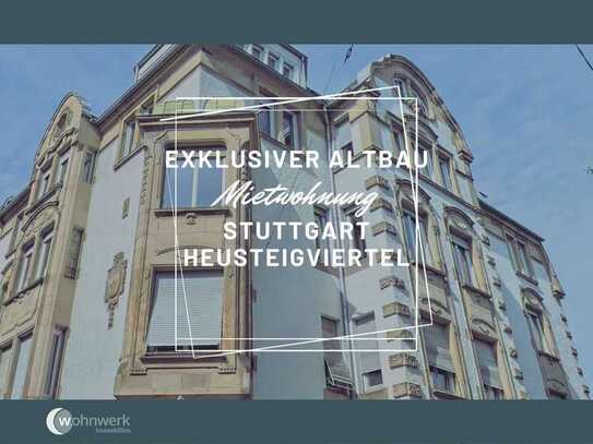 Elegante und exklusive Wohnkultur im Heusteigviertel - großzügige Mietwohnung mit eigenem Stellplatz